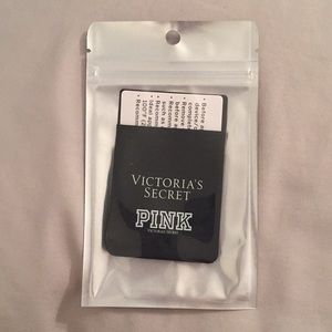 Stick on card holder